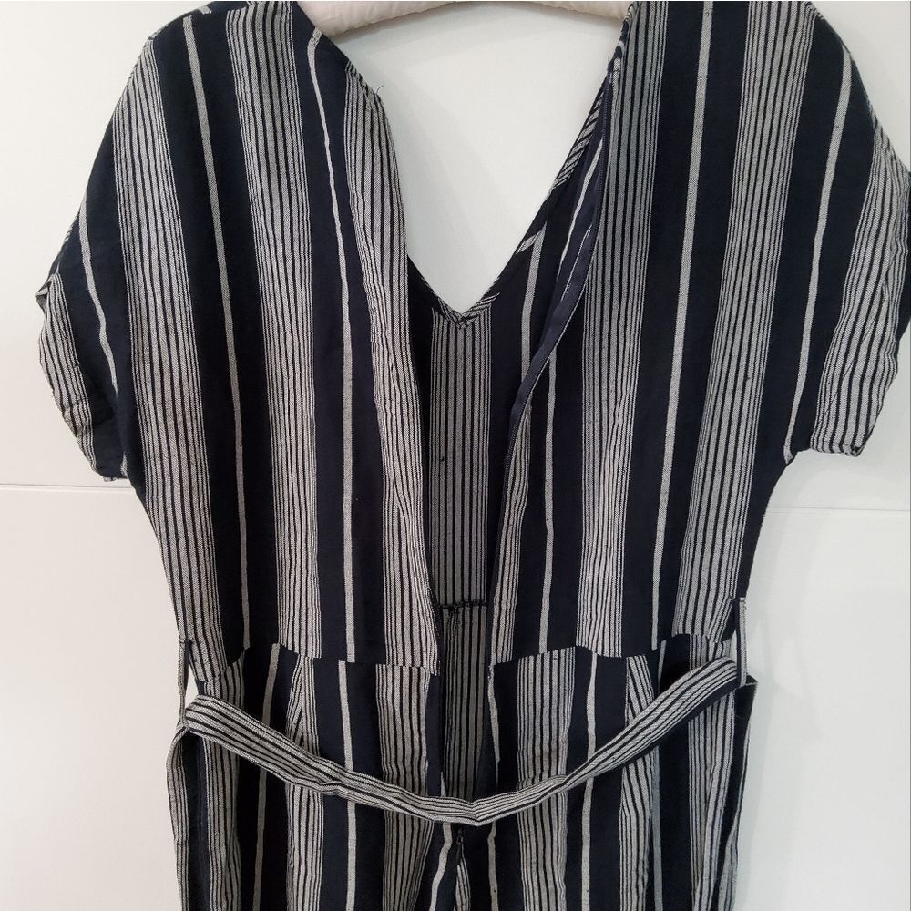 Rails Angela Mediterranean Stripe Belted Jumpsuit Size S - Picture 6 of 12